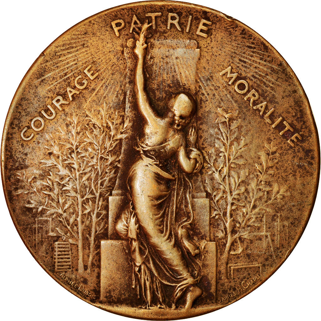 Frankrijk, Medaille, Union des sociétés de gymnastique de France, Chapu, FR+