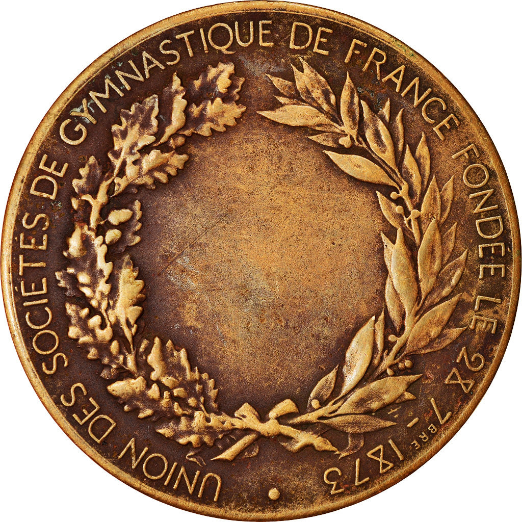 Frankrijk, Medaille, Union des sociétés de gymnastique de France, Chapu, FR+