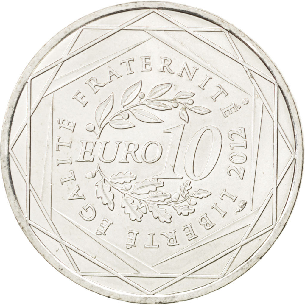 Münze, Frankreich, 10 Euro, 2012, UNZ, Silber, KM:1862