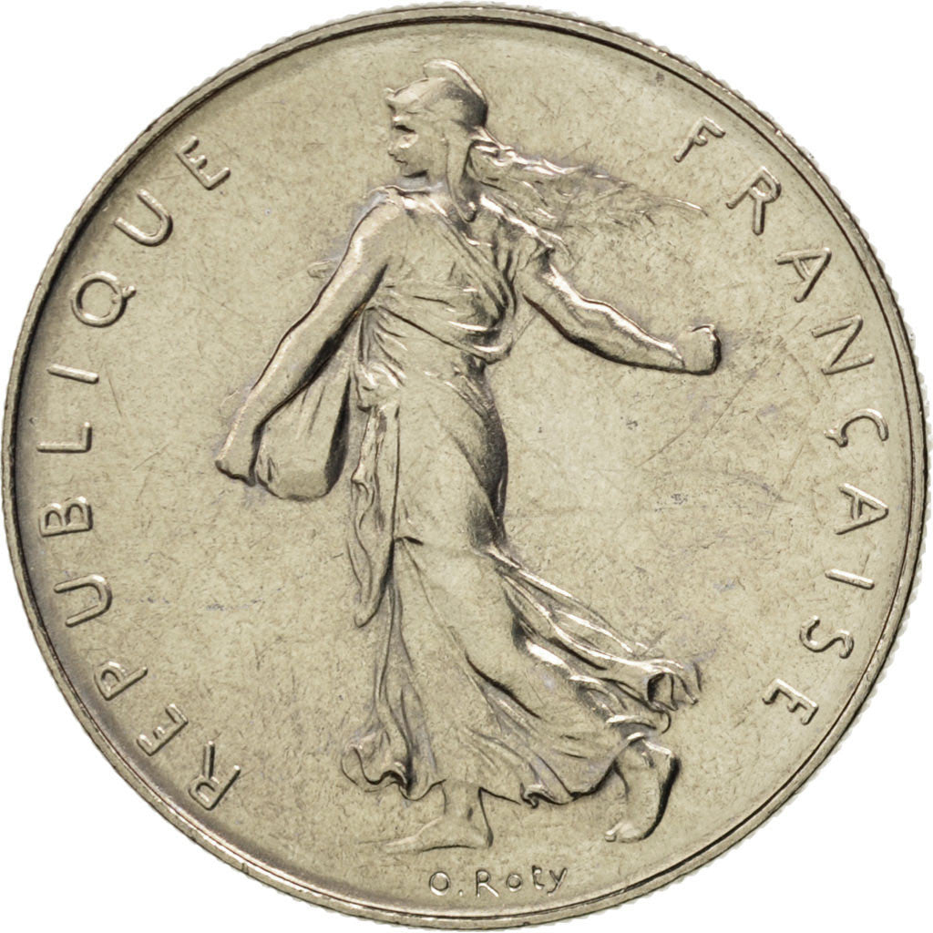 Monnaie, France, Semeuse, Franc, 1975, SPL, Nickel, KM:925.1, Gadoury:474