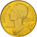 Moneta, Francja, Marianne, 20 Centimes, 1987, MS(63), Aluminium-Brąz, KM:930