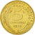 Moneta, Francja, Marianne, 5 Centimes, 1973, MS(63), Aluminium-Brąz, KM:933