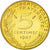 Moneta, Francja, Marianne, 5 Centimes, 1987, MS(63), Aluminium-Brąz, KM:933