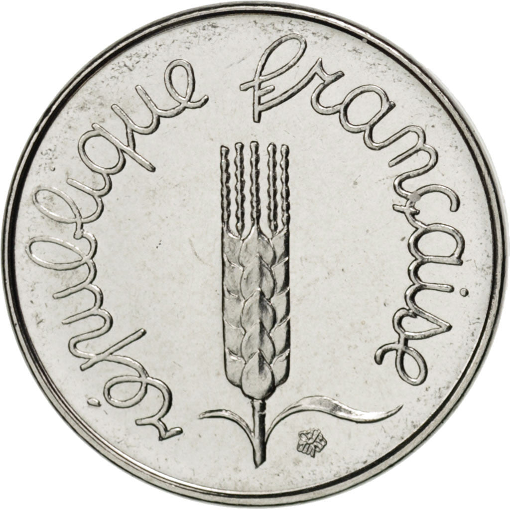 Munten, Frankrijk, Épi, Centime, 1977, UNC-, Stainless Steel, KM:928