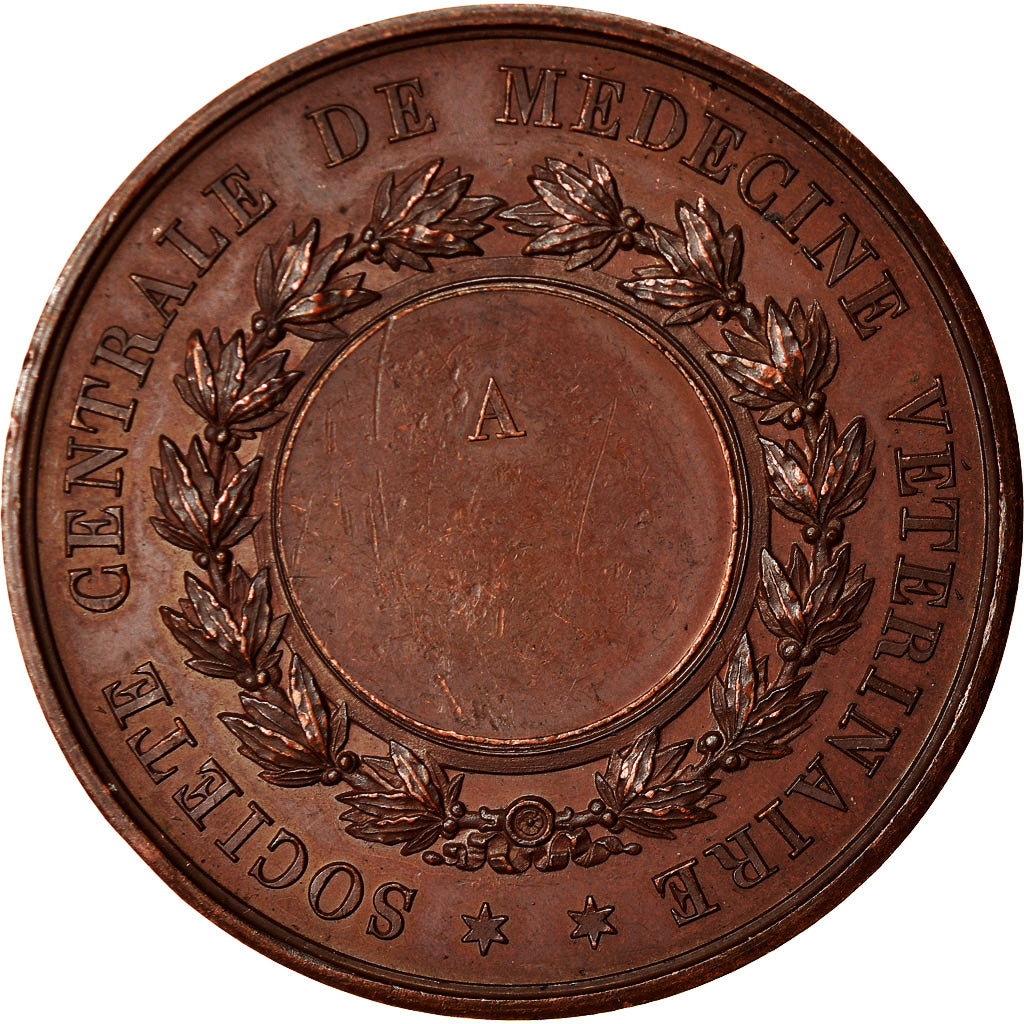 France, Medal, Bourgelat, Fondateur des Ecoles Vétérinaires, Pingret
