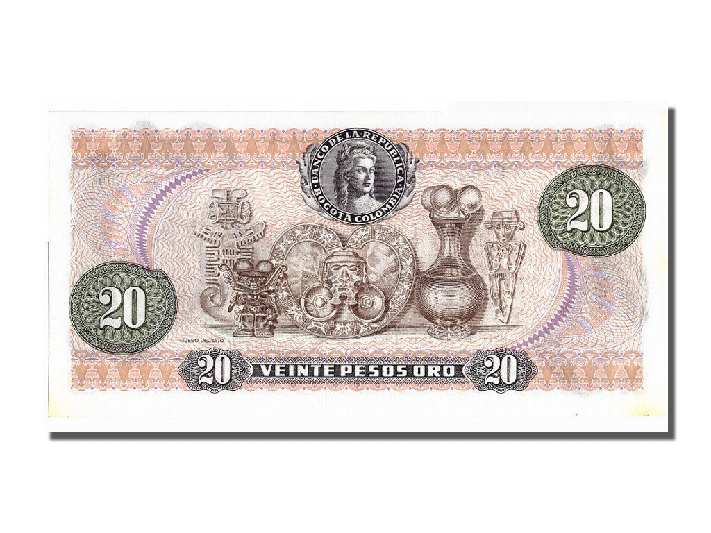 Billete, 20 Pesos Oro, 1981, Colombia, 1981-01-01, UNC