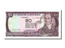 Banknot, Colombia, 50 Pesos Oro, 1984, 1984-10-12, UNC(65-70)