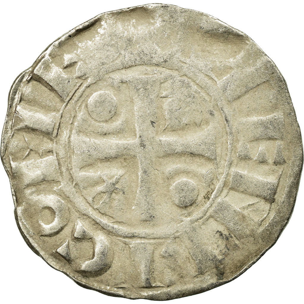 Coin, France, Denarius, Provins, VF(30-35), Silver