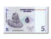 Geldschein, Congo Democratic Republic, 5 Centimes, 1997, 1997-11-01, UNZ