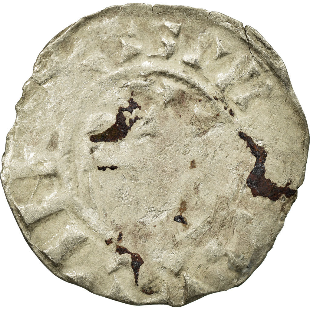 Moneta, Francia, Denarius, Provins, MB, Argento