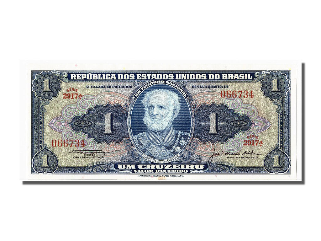 Geldschein, Brasilien, 1 Cruzeiro, UNZ