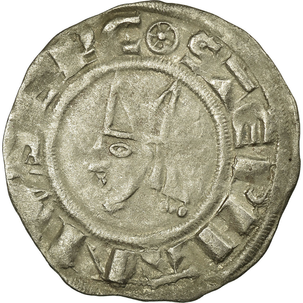 Moneta, Francia, Denarius, Meaux, BB, Argento