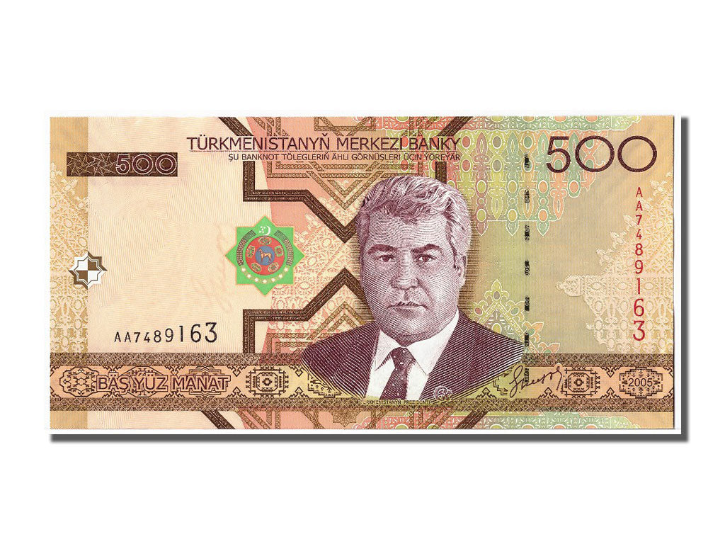 Banconote, Turkmenistan, 500 Manat, 2005, FDS