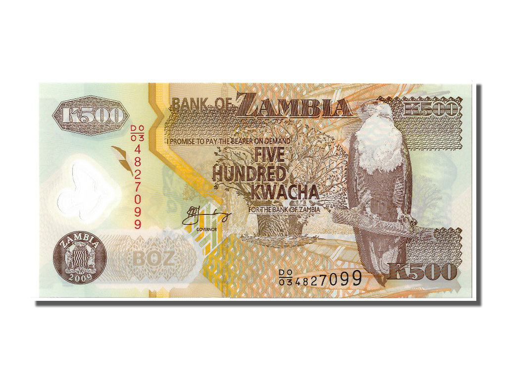 Banknote, Zambia, 500 Kwacha, 2009, UNC(65-70)