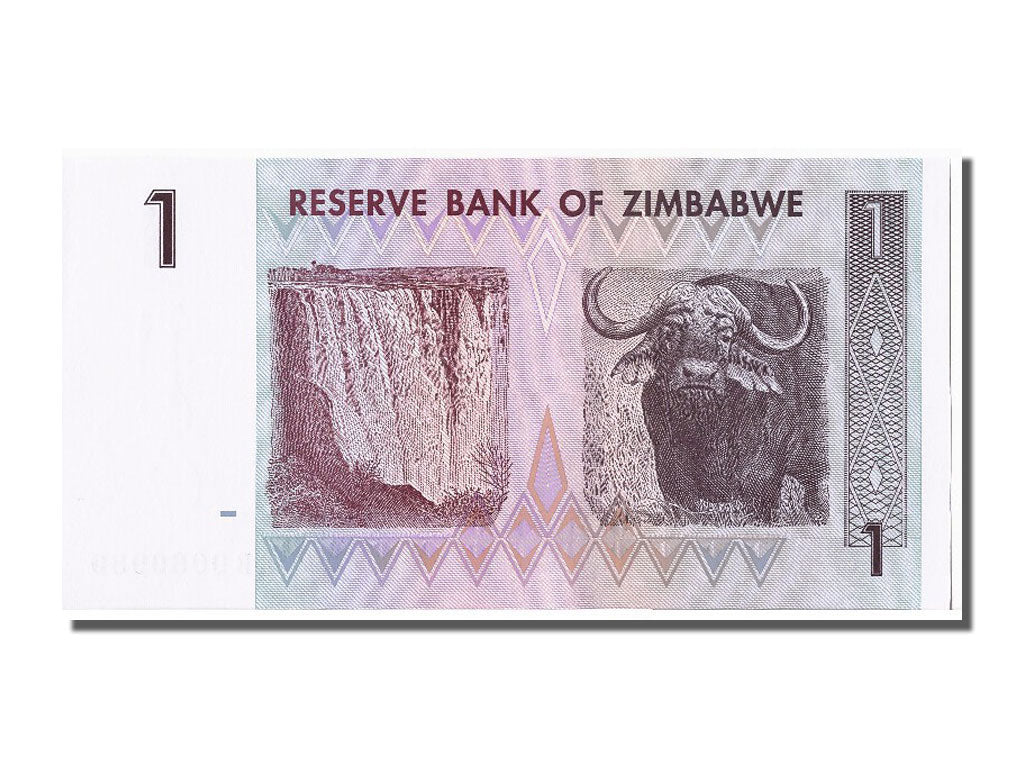 Banknote, Zimbabwe, 1 Dollar, 2008, 2008-08-01, UNC(65-70)