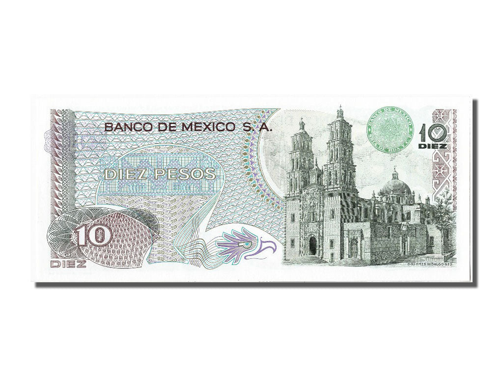 Billete, 10 Pesos, 1975, México, 1975-05-15, UNC