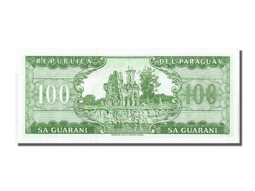Billete, 100 Guaranies, 1982, Paraguay, UNC