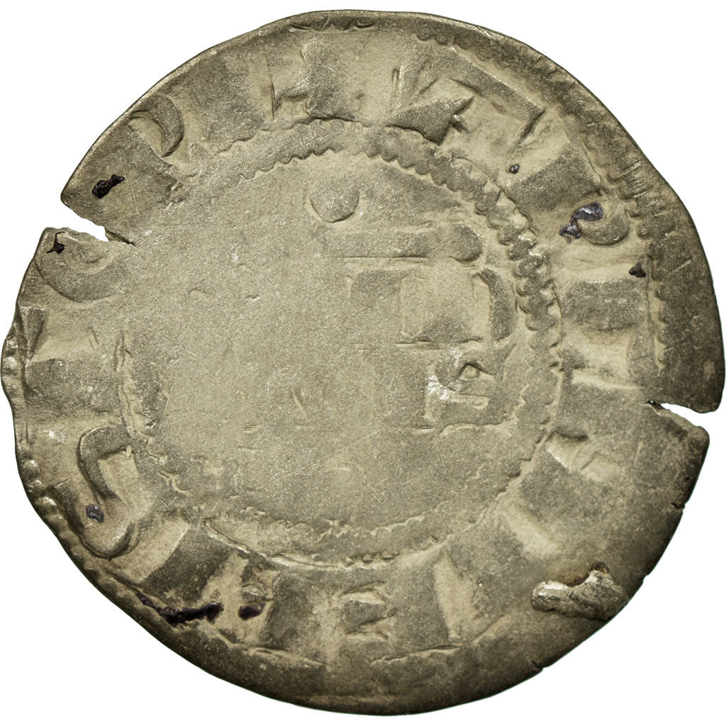 Moneta, Francia, Denarius, Reims, B+, Argento
