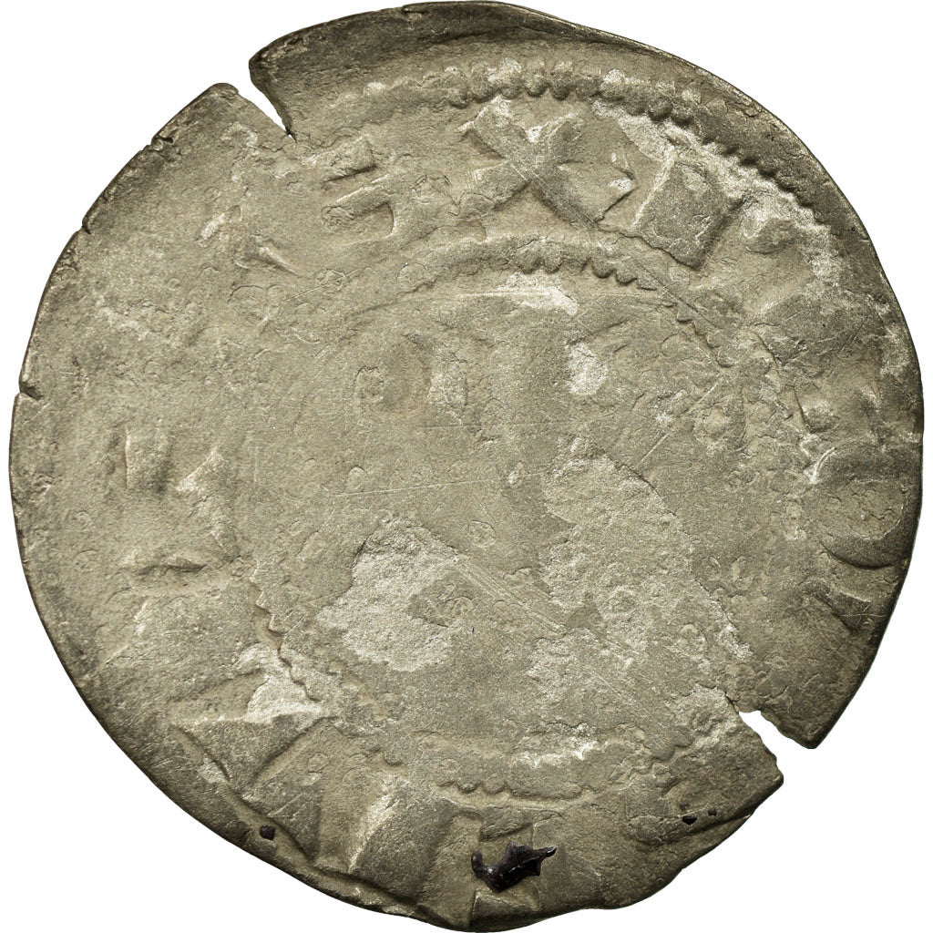 Moneta, Francia, Denarius, Reims, B+, Argento