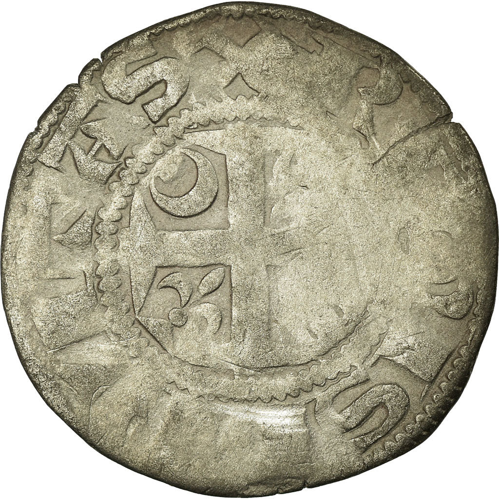 Coin, France, Denarius, Reims, VF(20-25), Silver