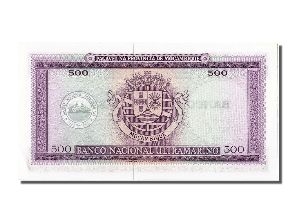 Banknot, Mozambik, 500 Escudos, 1967-03-22, UNC(65-70)
