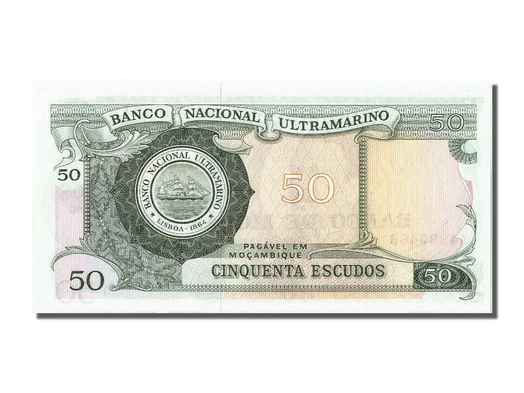 Banknot, Mozambik, 50 Escudos, 1970-10-27, UNC(65-70)