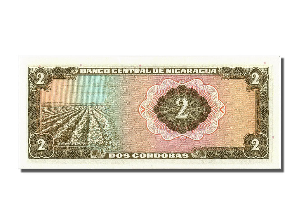 Geldschein, Nicaragua, 2 Cordobas, 1972, 1972-04-27, UNZ