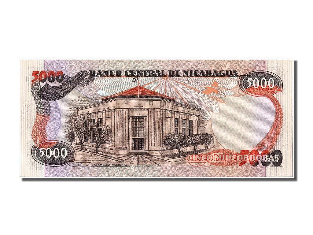 Banknot, Nicaragua, 5000 Cordobas, 1985, 1985-06-11, UNC(65-70)