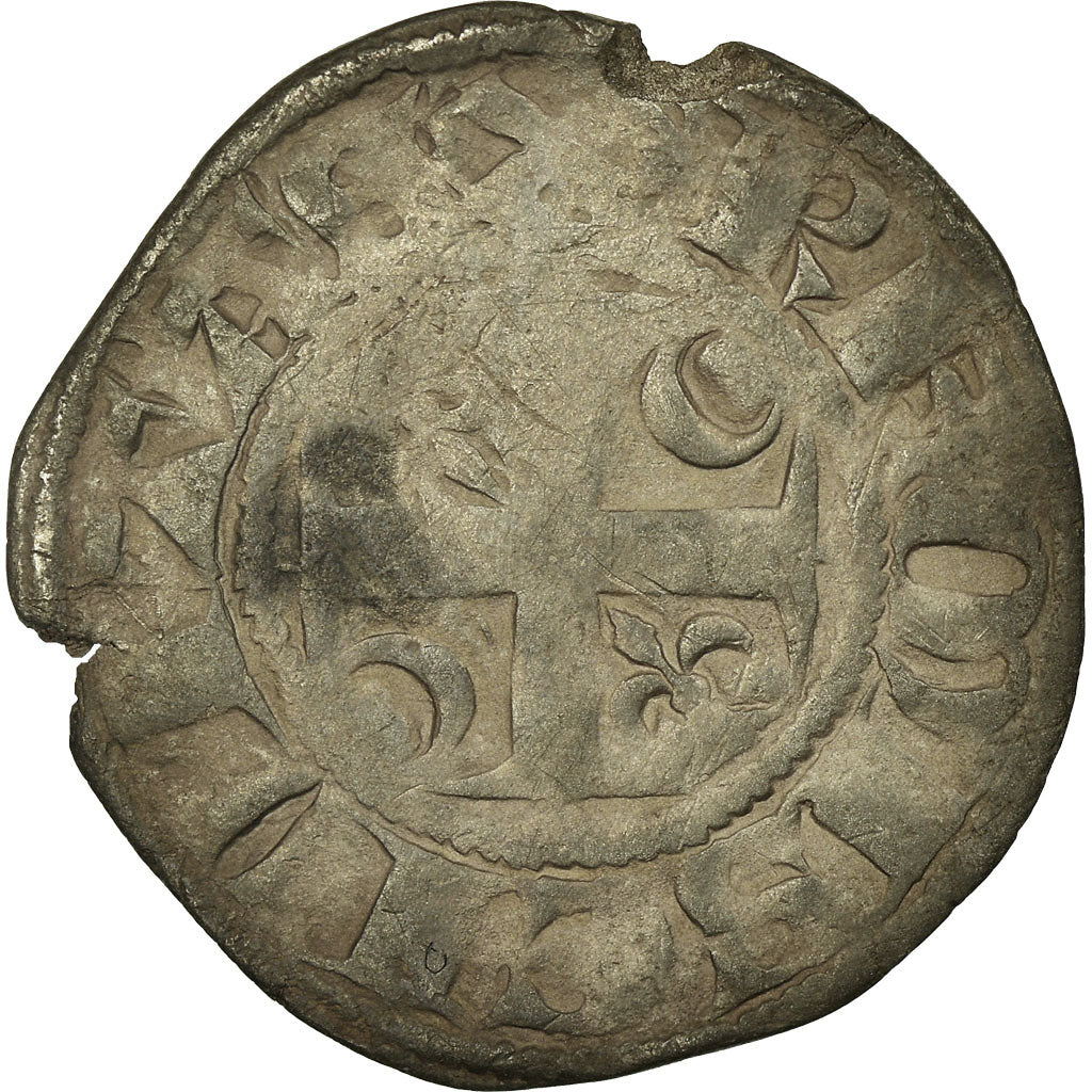 Coin, France, Denarius, Reims, VF(20-25), Silver