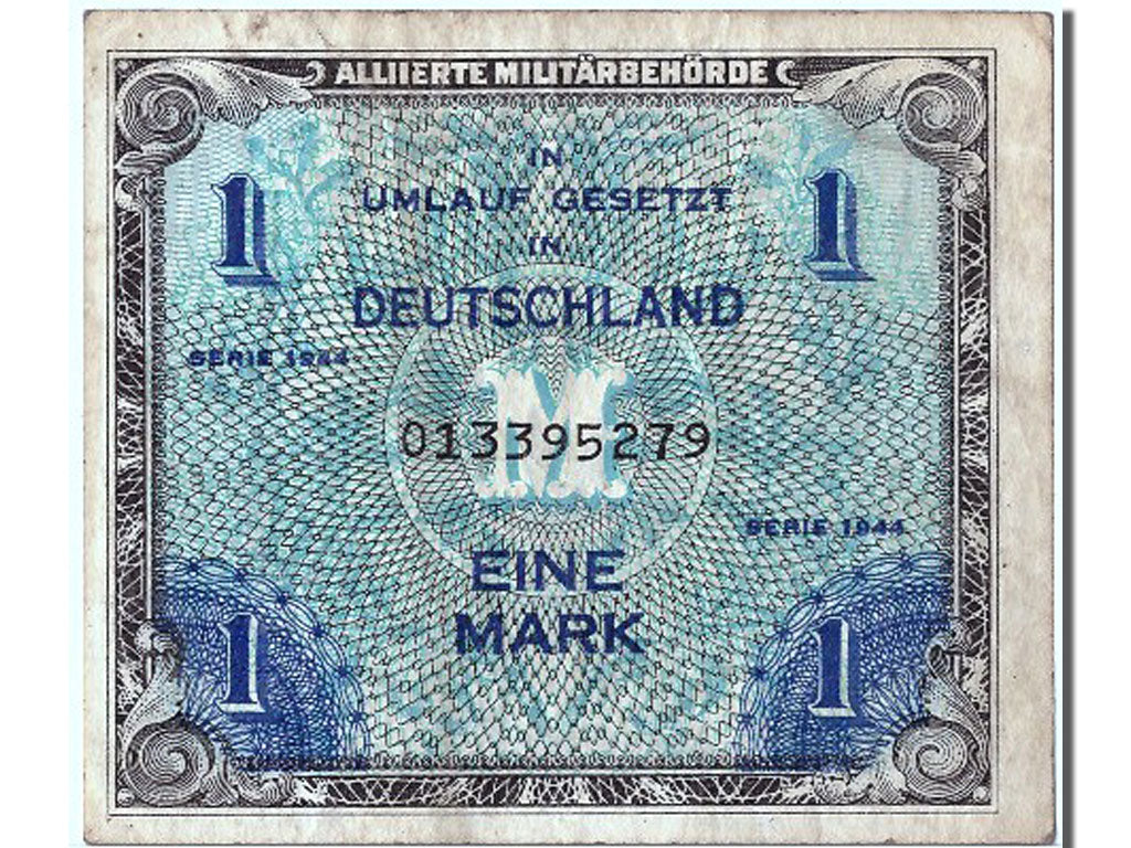 Banknote, Germany, 1 Mark, 1944, EF(40-45)