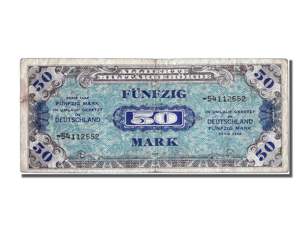Billete, 50 Mark, 1944, Alemania, BC