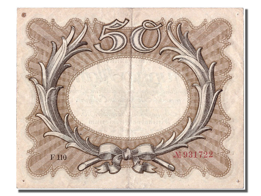 Banknote, Germany, 50 Mark, 1918, EF(40-45)