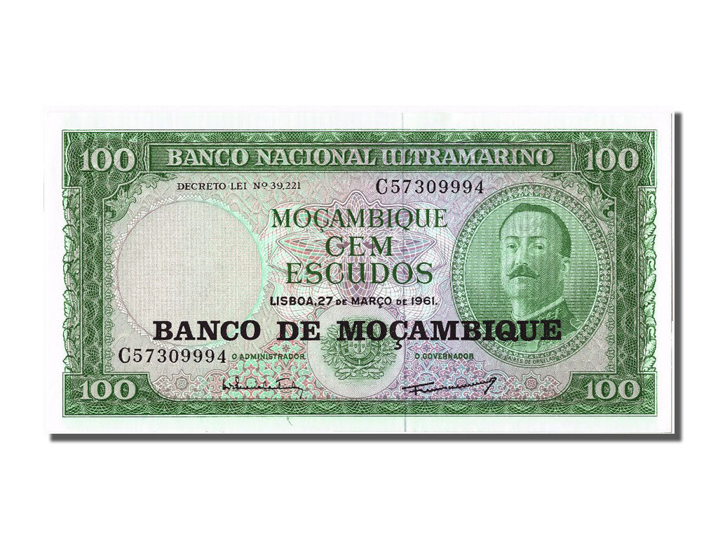 Banknot, Mozambik, 100 Escudos, UNC(65-70)