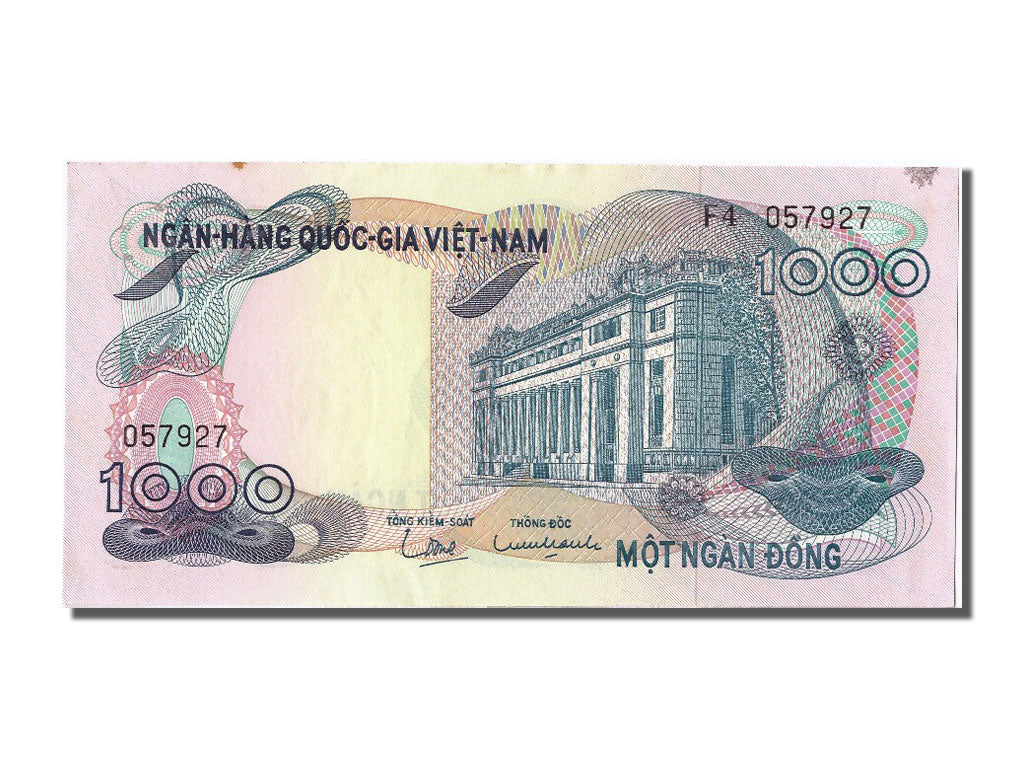 Banknot, Południowy Wiet Nam, 1000 D<ox>ng, UNC(63)
