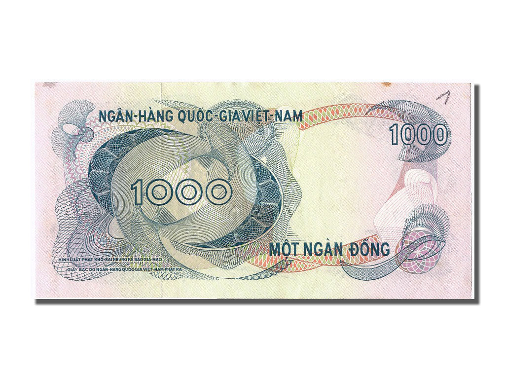 Banknot, Południowy Wiet Nam, 1000 D<ox>ng, UNC(63)