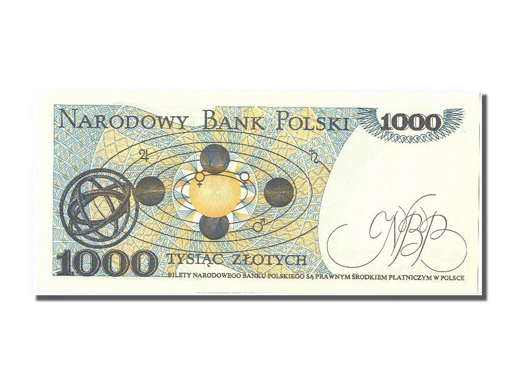 Billete, 1000 Zlotych, 1982, Polonia, 1982-06-01, UNC