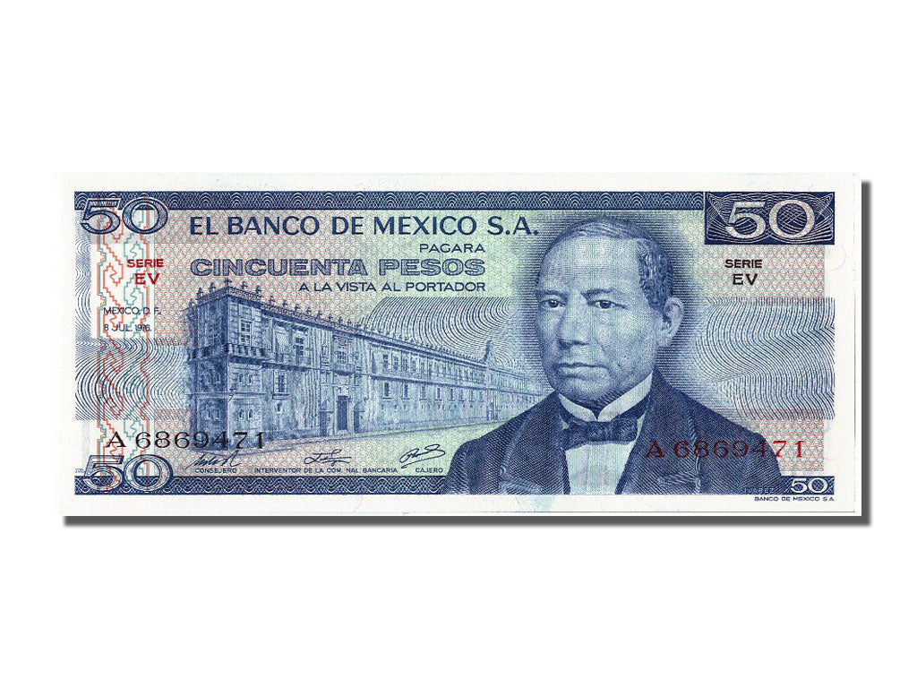 Banknote, Mexico, 50 Pesos, 1976, 1976-07-08, UNC(65-70)