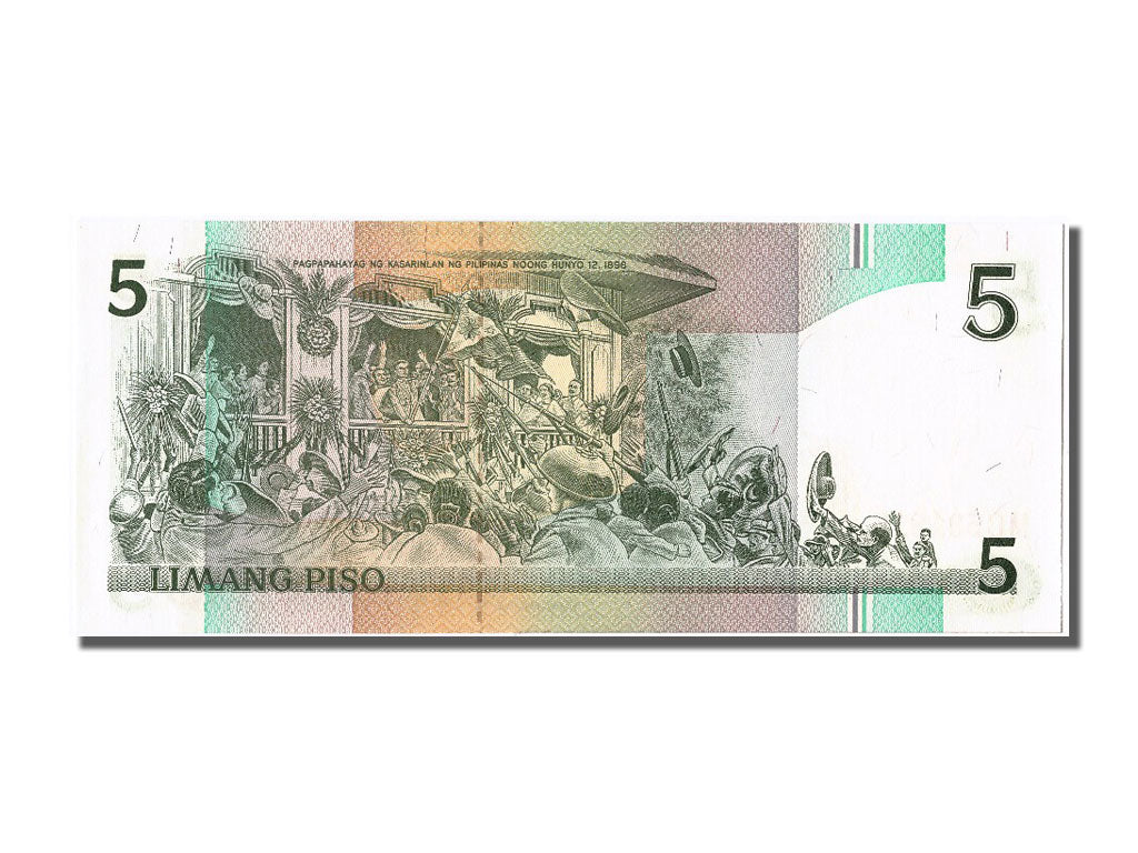 Banknote, Philippines, 5 Piso, UNC(65-70)