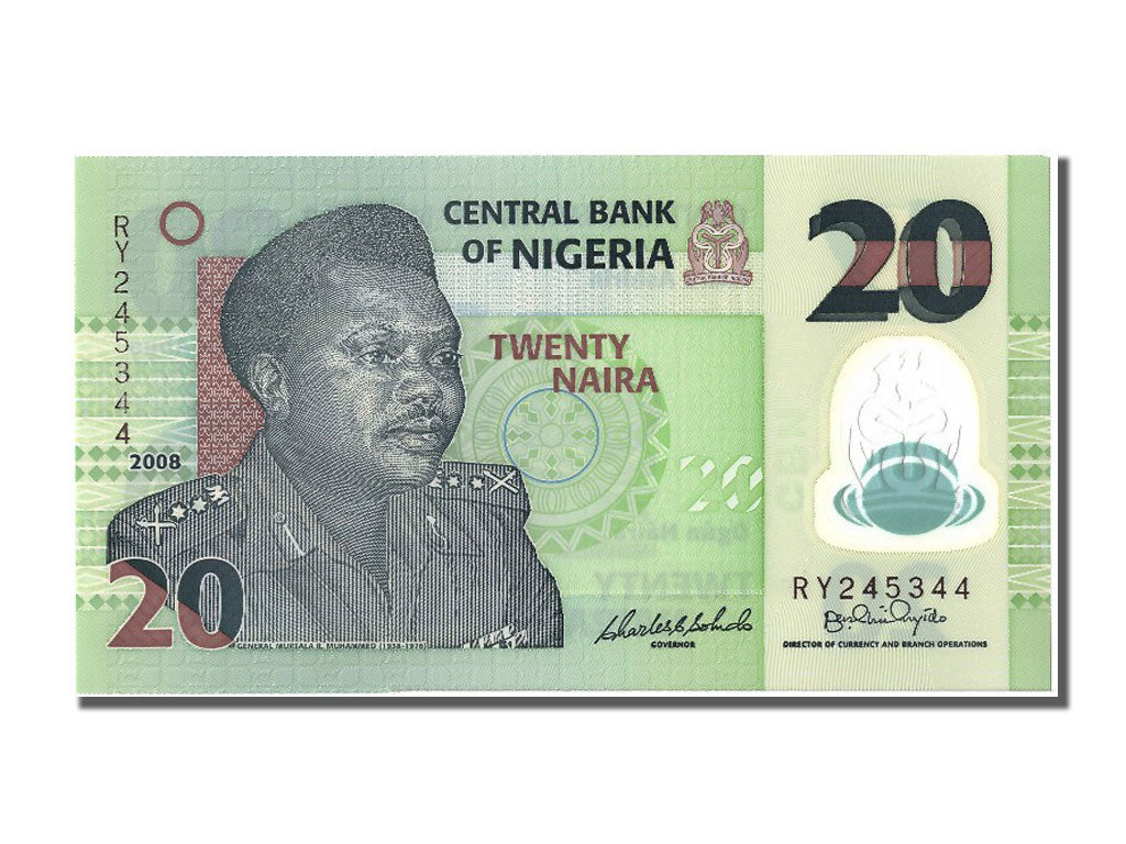 Banknote, Nigeria, 20 Naira, 2008, UNC(65-70)
