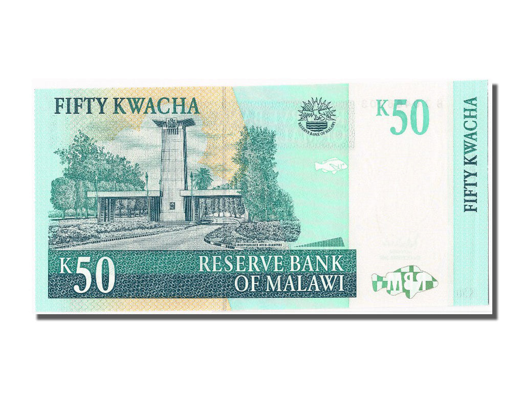 Banknot, Malawi, 50 Kwacha, 2007, 2007-10-31, UNC(65-70)