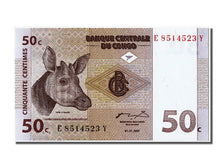 Banknote, Congo Democratic Republic, 50 Centimes, 1997, 1997-11-01, UNC(65-70)