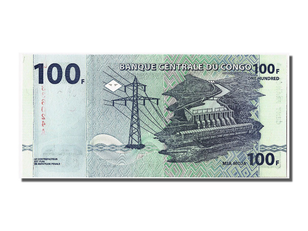 Geldschein, Congo Democratic Republic, 100 Francs, 2000, 2000-01-04, UNZ
