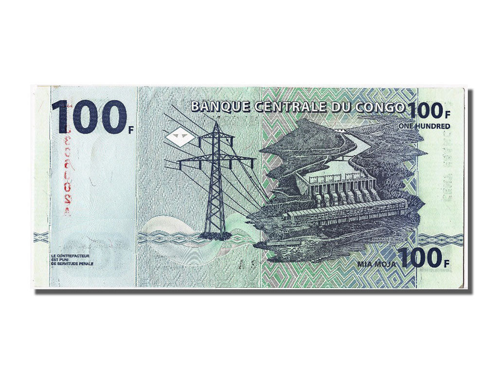 Geldschein, Congo Democratic Republic, 100 Francs, 2000, 2000-01-04, UNZ