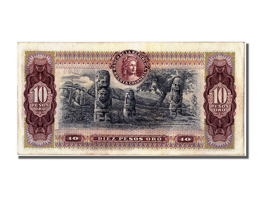 Billet, Colombie, 10 Pesos Oro, 1980, 1980-08-07, NEUF