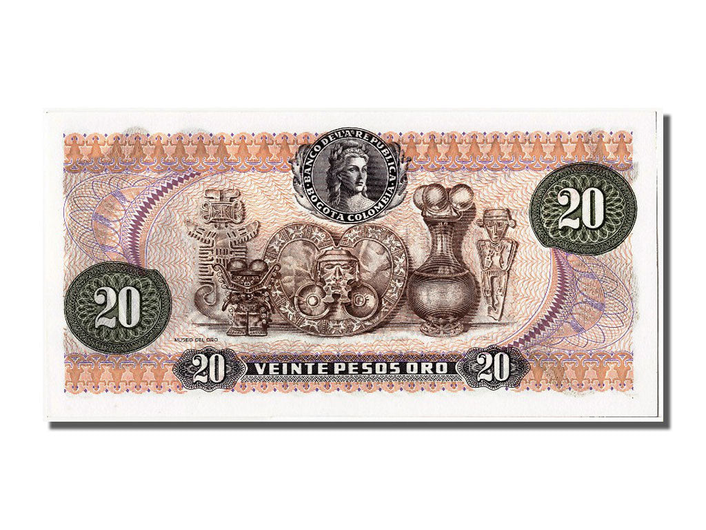 Banknote, Colombia, 20 Pesos Oro, 1983, 1983-01-01, UNC(65-70)