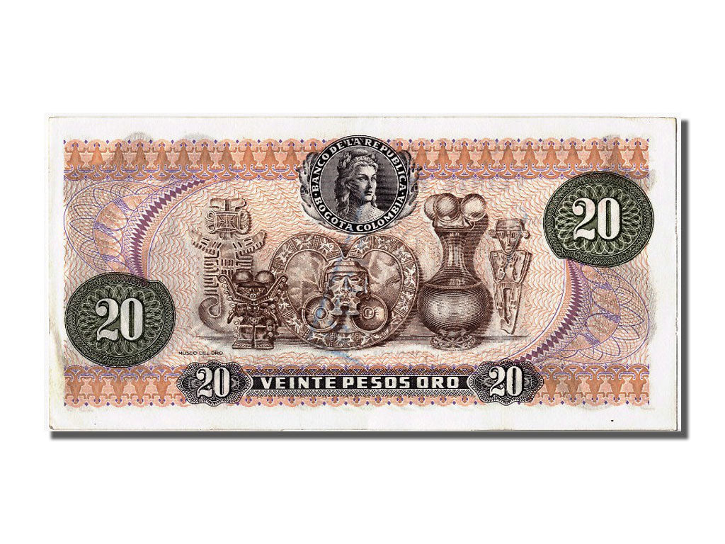 Banknote, Colombia, 20 Pesos Oro, 1983, 1983-01-01, UNC(65-70)