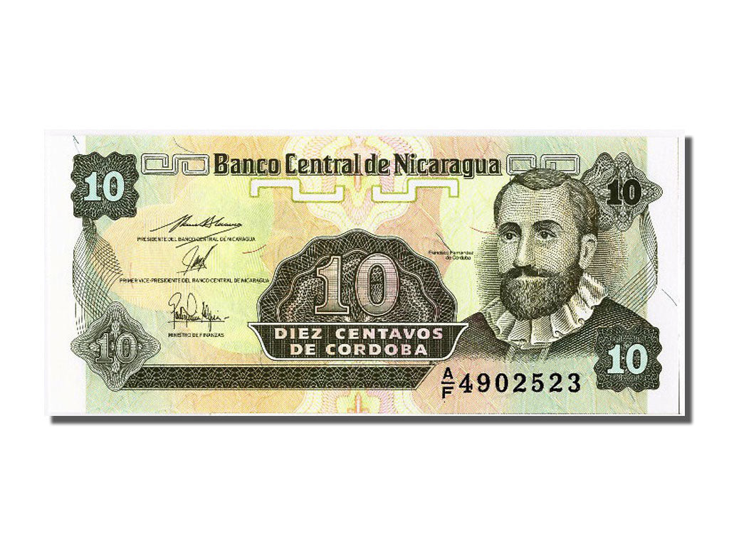 Geldschein, Nicaragua, 10 Centavos, UNZ