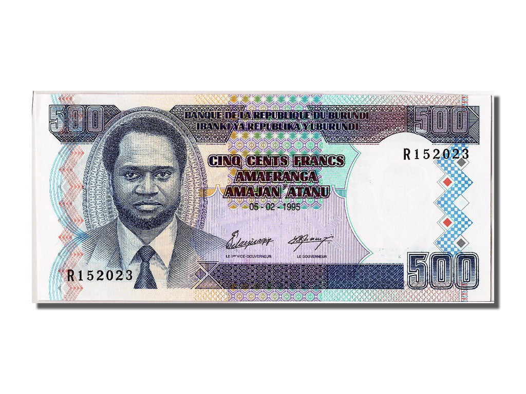 Billete, 500 Francs, 1995, Burundi, 1995-02-05, UNC