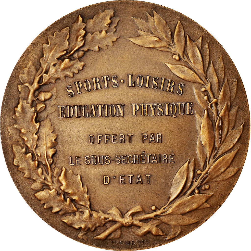Frankrijk, Medaille, Tir, Offert par le Sous-Secrétaire d'Etat, Sports &