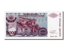 Billete, 5000 Dinara, 1993, Croacia, UNC